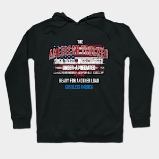 Driving Trucks American Trucker Hoodie